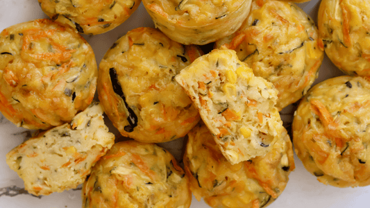 Sourdough Veggie Muffins