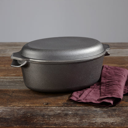 'IRONCLAD' The Old Dutch - 4.5L Double Dutch Oven